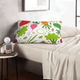 thumbnail image 6 of Rateoe Cartoon Vegetables Pattern Pillow Covers with Invisible Zipper(Pillows are not Included) Standard Pillowcases-14"x20", 6 of 6