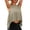 0630S*Khaki, variant on Samlisa Womens Cropped Workout Tank Tops Summer Loose Fit Sleeveless Yoga Tops Irregular Hem Side Slit Running Gym Fitness T Shirts Tees 0630S*White XL