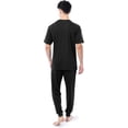 thumbnail image 2 of Fruit of the Loom Men's 360 Stretch Crewneck Top and Jogger Pant Sleep Pajama Set, 2 of 6