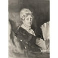 thumbnail image 3 of John Singer Sargent 14x18 Black Modern Framed Museum Art Print Titled - Portrait of Mrs. Frederick Mead with a Fan, 3 of 5