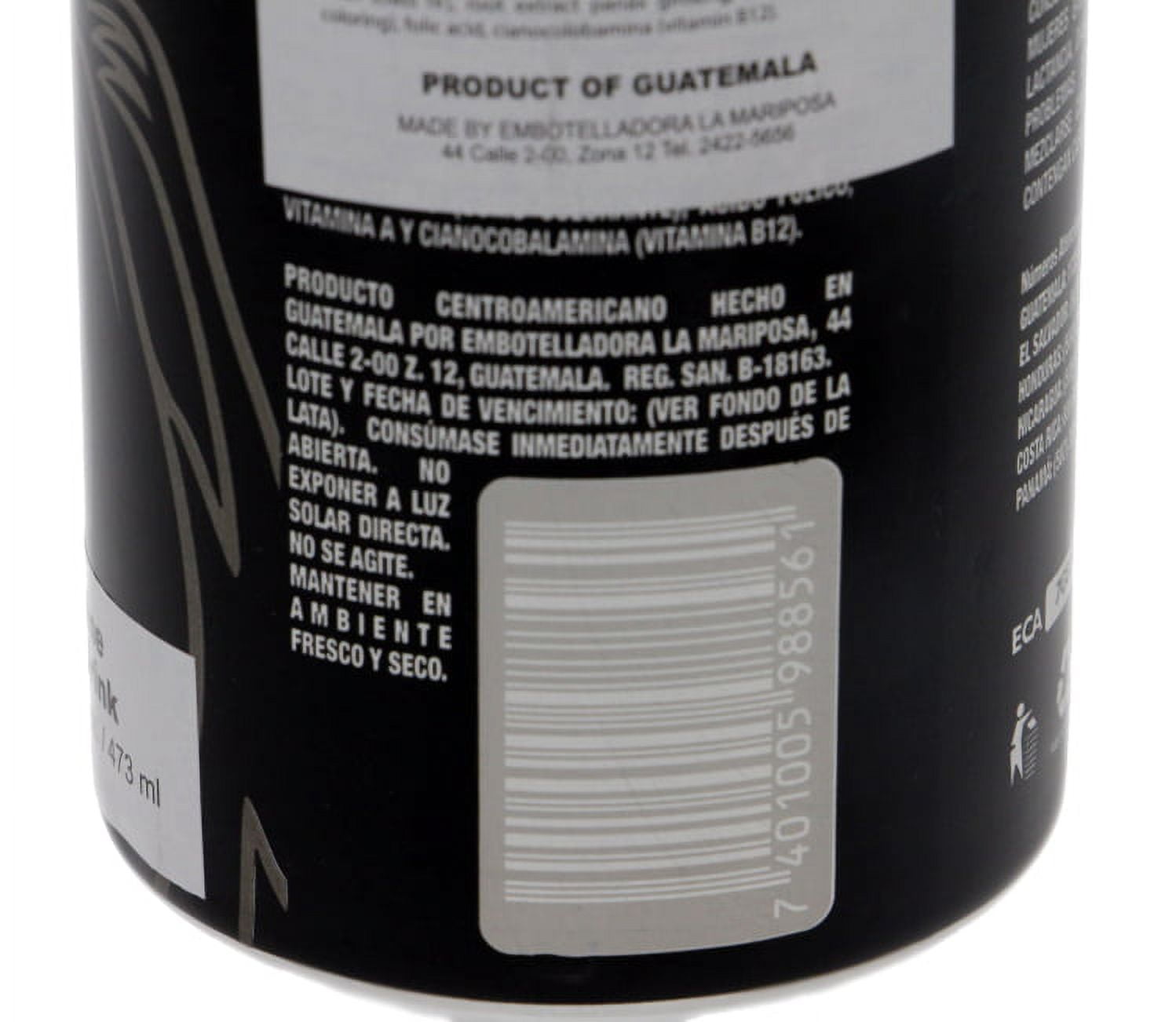 Adrenaline Rush Energy Drink 16oz - Adrenalina bebida energizante (Pack of 12)