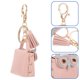 thumbnail image 1 of unbranded Llavero Colgante Con De En Cuero PU Rosa Decorativo Y Creativo Para, 1 of 8