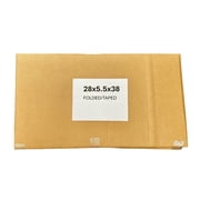 28x5.5x38 (200 lb strength) | SINGLE CARDBOARD BOX | SIDE LOADING