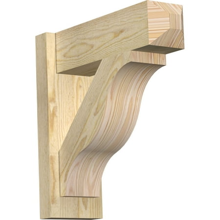 

6 W x 18 D x 18 H Funston Rough Sawn Craftsman Outlooker Douglas Fir