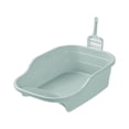 thumbnail image 4 of Bvdfgk Cat Litter Box Anti Splashing High Sided Potty Toilet Portable Cat Sandbox Pet Blue, 4 of 8