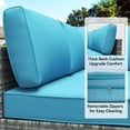thumbnail image 7 of Outdoor Cushions Set of 14 for 7 Pieces Sectional Rattan Conversation Sets,Outdoor Furniture Replacement Cushions for Patio Furniture,4-INCH Replacement Sofa Cushions, 7 of 7
