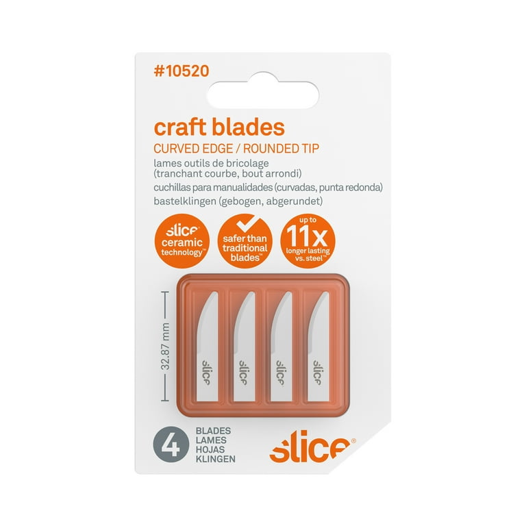 Ceramic 18mm Replacement Blade for Use With Retractable Cutter / Box Cutters  Lasts 20 to 30x Longer Than Regular Blades 