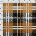 thumbnail image 3 of oneOone Cotton Poplin Brown Fabric Tartan Diy Clothing Quilting Fabric Print Fabric By Yard 56 Inch Wide-7953, 3 of 4