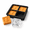 Letter B, variant on Letter N Silicone Ice Cube Tray, Big Initial N Design, 4 Cavity Slow-Melting Ice Mold