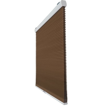 Coffee Privacy & Light Filtering Cordless Cellular Shades Window Blinds- 72" W X 64" H