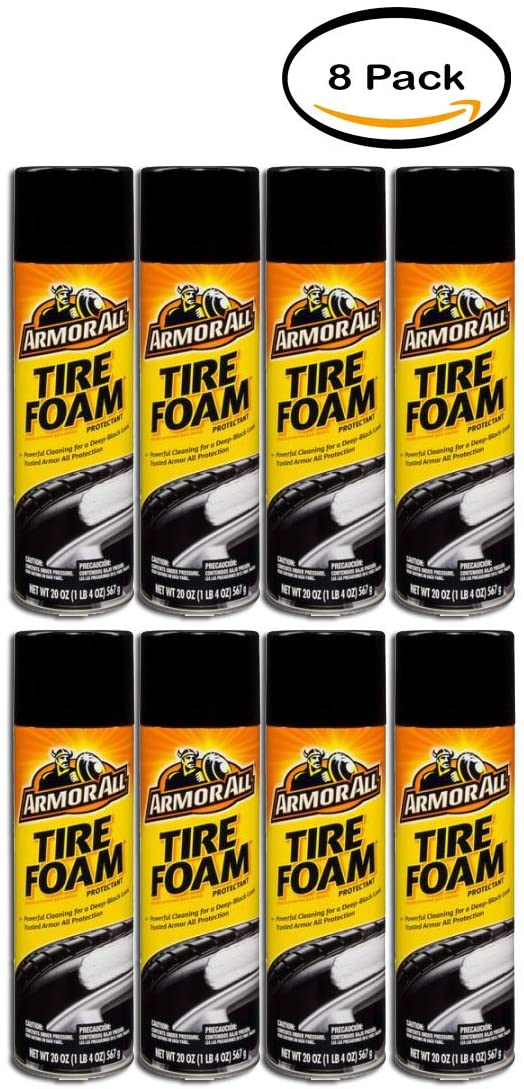 Armor All Tire Foam 20 oz. (Pack of 8)