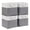 Gray, variant on 11" Fabric Storage Bins Cube Storage Baskets for Organizers, 4 Pack Decorative Linen Closet Organization with Handles for Organizing Shelves