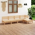 thumbnail image 1 of vidaXL Ensemble de Salon de Jardin 5 Pcs en Pin Massif, 1 of 5