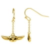 Disney Star Wars Girls' Yellow Gold Plated The Child Dangle Earrings