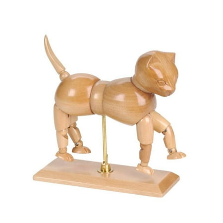 us art supply artist drawing cat manikin articulated wooden mannequin