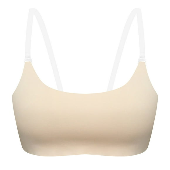 Product Category Bra 2 | Product Title Women's Transparent Shoulder Strap Backless Underwire Bra