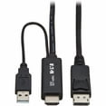 thumbnail image 6 of Tripp Lite series HDMI to DisplayPort Active Adapter Cable (M/M) - 4K 60 Hz, USB Power, Black, 2 m - 6.56 ft DisplayPort/HDMI/USB A/V Cable for Audio/Video Device, Monitor, HDTV, Projector, Blu-ray..., 6 of 7
