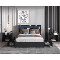 Twin Size Daybed with Trundle & Drawers - Gray