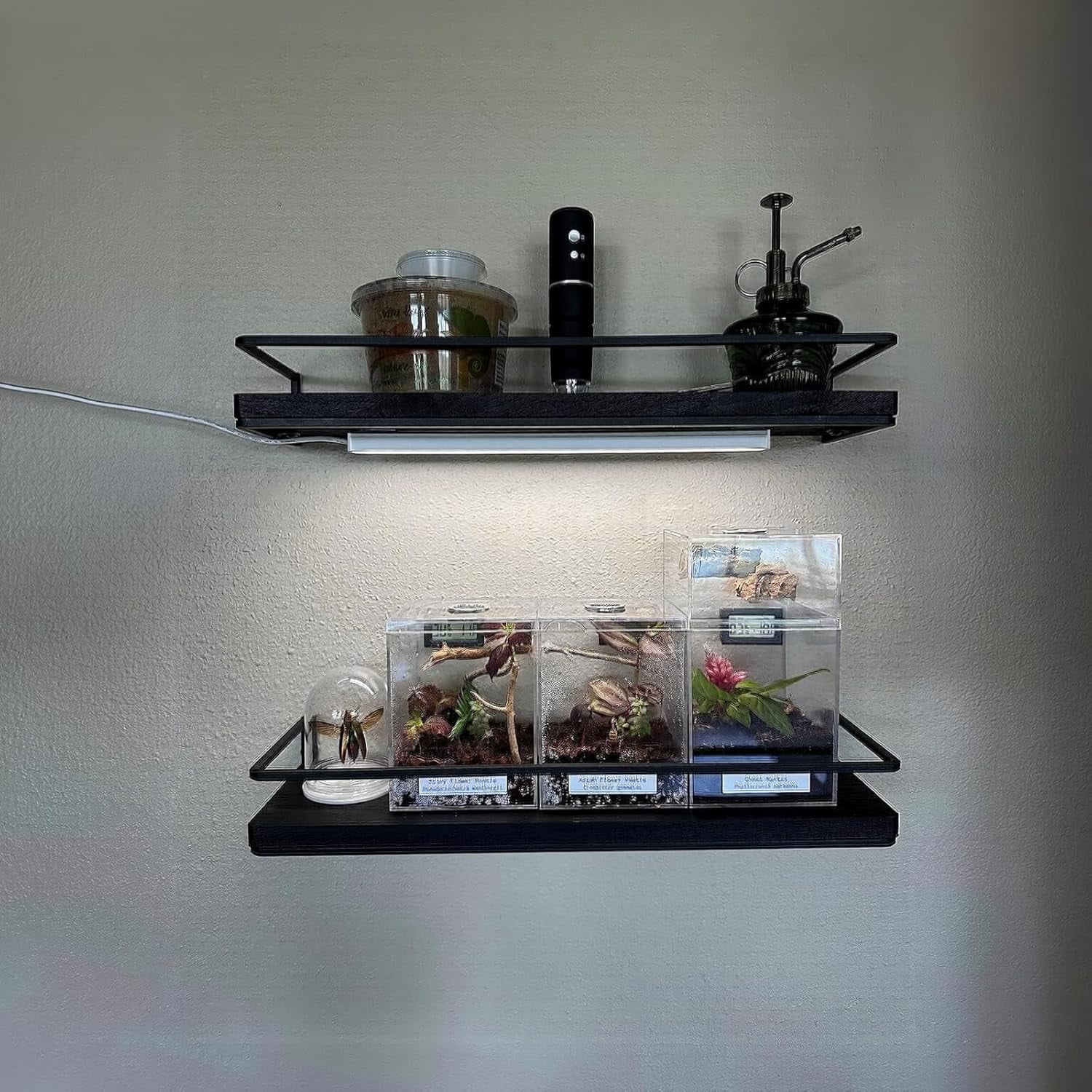 Under Cabinet Led Lighting, 12 Inch Light Strip Bar, Daylight White 5000K Dimmable Plug in USB Light, Small Thin Counter Lighting for Kitchen/Room/Shelf/Desk/Display Case