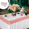 thumbnail image 1 of Wzzjkit Table Cloth Table Skirt Party Table Skirt Desk Skirt Falda Table Skirts for Rectangle Tables, 1 of 6