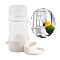 thumbnail image 3 of automático para pájaros, alimentador de botellas, recipiente para beber, dispensador de alimentos para colgar en una jaula de pájaros para - blanco Salvador Comedero para pájaros, 3 of 7