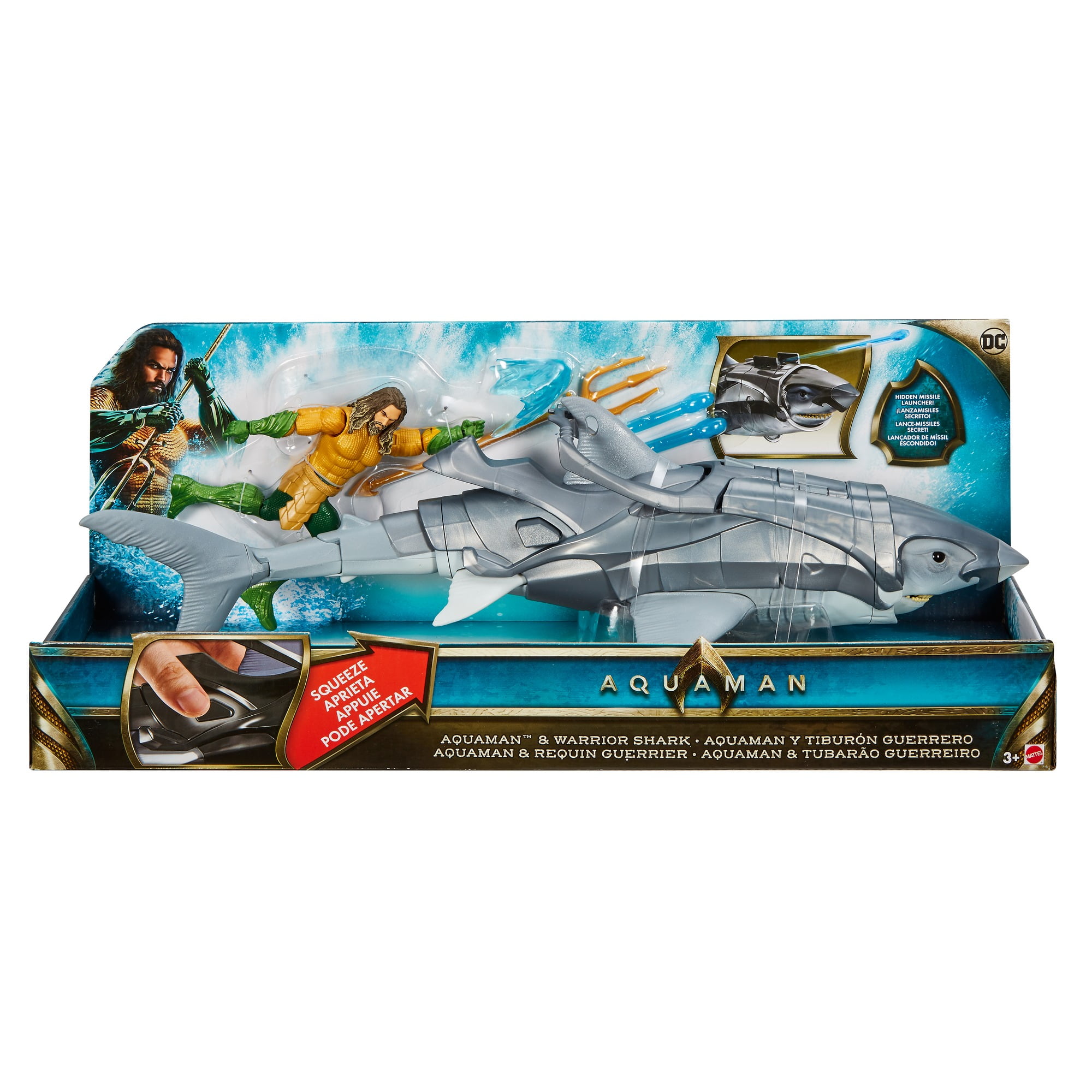 aquaman warrior shark toy