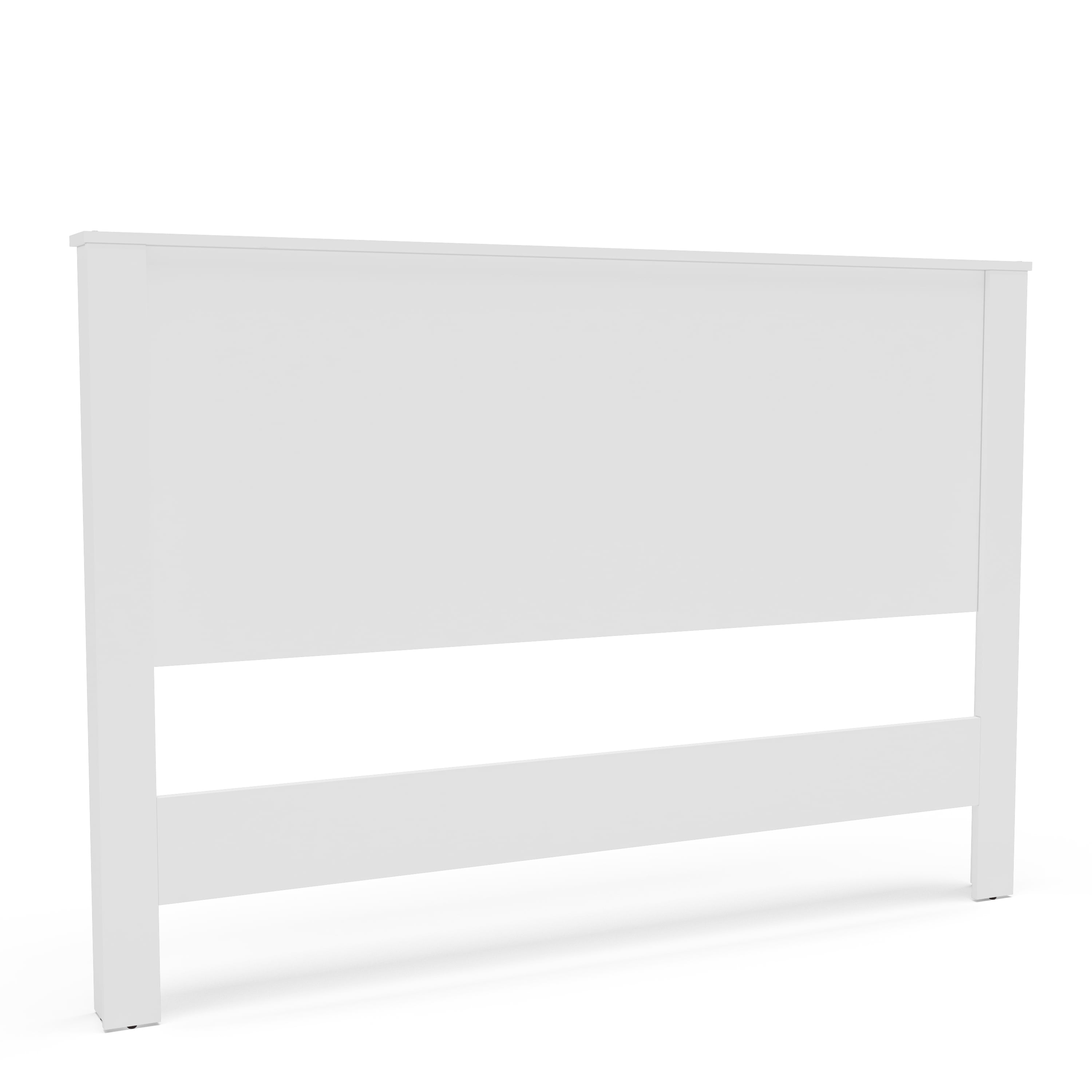 Polifurniture Juliette Queen Size Wood Panel Headboard, White