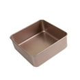 thumbnail image 2 of Rectangular Baking Pan Rectangle Bread Pan Loaf Tin Roasting Smooth Surface Heavy Duty Rounded Corner Edge Portable Carbon Steel Cake Tray 8 inch, 2 of 8