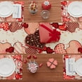 thumbnail image 5 of Love Hearts Valentines Table Runner, Anniversary Wedding Kitchen Dining Table Decoration for Dining Room, Home Party Decor, Valentines Day Decorations 13 x 108 Inch, 5 of 6