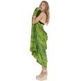 thumbnail image 4 of HAPPY BAY Women's Bikini Sarong Swimwear Swim Cover up Skirt Bathing suit Summer Wraps Swimsuit Beach Wrap Coverups for Women Beachwear One Size Stripes, Green, 4 of 5