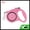 Pink, variant on Unique Bargains Circle Pet Leash for Dogs and Puppies Comfortable Handle Blue 9.84ft