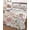 White, variant on Quilt King Size Bedding Set, Vintage Pink Flowers Reversible Summer Quilt 3 Pieces, Spring Floral Butterfly Retro Art Lightweight Bedspreads Coverlets with 2 Pillow Shams for All Seasons