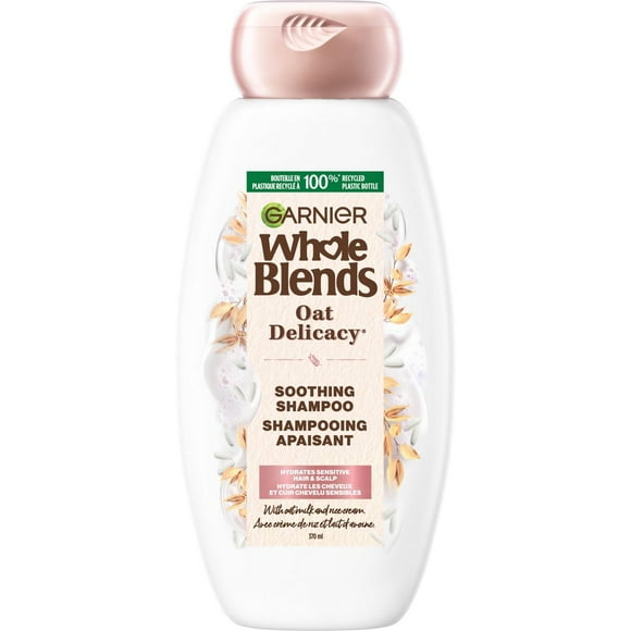 Garnier Whole Blends Oat Delicacy Shampoo, 370 mL
