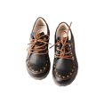 thumbnail image 2 of TMA EYES Hand-Stitched Top-Grain Leather Women's Casual Sneakers, 2 of 5