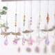 thumbnail image 2 of Paquete de 7 colgantes de libélula de cristal Suncatcher, decoración de jardín de boda para ventana, 2 of 5