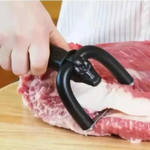Mini Handheld Beef and Pork Slicer  of Meat Fat Trimmer Beef Slicer Fat Cooking Barbecue Tool Kitchen Cooking Tool
