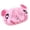 B003- Pink, variant on Waterproof, Shower Cap Waterproof, Kids Shower Cap, Satin Cap, 9inElastic Band, Shower Cap, Gray Mouse Graphic, BathingforKids, Blocks Moisture, 1 Pc