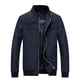 thumbnail image 1 of Chaqueta de béisbol informal de manga larga sin capucha con cremallera y bolsillo para hombre Pompotops  oipoqjl37437, 1 of 3