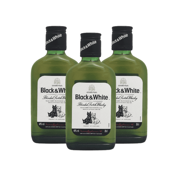 Pack De 3 Whisky Buchanans Black And White 200Ml