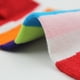 thumbnail image 2 of Calcetines de cinco dedos para mujer, de algodón, con rayas de colores (rojos), 2 of 7
