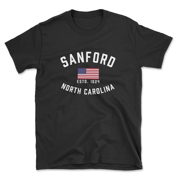 Sanford North Carolina Patriot Men's Cotton T-Shirt