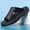 Black, variant on Men'S Versatile Slippers Summer New Anti-Slip Soft Sole Casual Beach Shoes Outdoor Driving Trendy Shoes