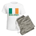 thumbnail image 5 of CafePress - Irish Flag Women's Light Pajamas - Women's Short Sleeve Print T-Shirt and Pants Light Cotton Pajama Set, 5 of 7