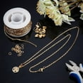thumbnail image 5 of 10M 32.8 Feet Stainless Steel Box Chain Bulk Venetian Chains Gold Chain Roll Rectangle Link Chains with Open Jump Rings for Jewelry Making Women Adults DIY Necklaces Bracelet Crafts Gold, 5 of 9