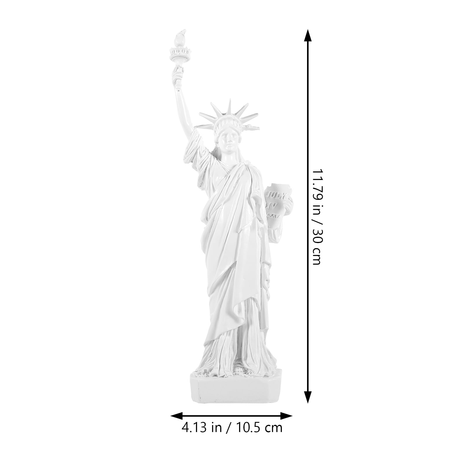 LOLIPPYY Statue of Resin Ornament White Desktop Decoration Resin Craft Table Adornment for Home Office
