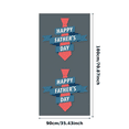 thumbnail image 5 of Decorative Design Happy Father's Day Banner Polyester Material Tie Decoration Blue Ribbon for Family Celebration Indoor Decoration Event Decoration, 5 of 8