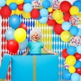 thumbnail image 4 of Kit de Guirlande Arche de Ballons Cirque Carnaval Ballons Rouges Bleus Jaunes Ballons Confettis Arc-en-Ciel avec 4 Couleurs Banderoles en Papier Crêpe pour Décoration de Fête de Naissance Anniversaire, 4 of 8