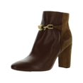 thumbnail image 1 of Lauren Ralph Lauren Womens Meredith Leather Almond Toe Ankle Boots, 1 of 3
