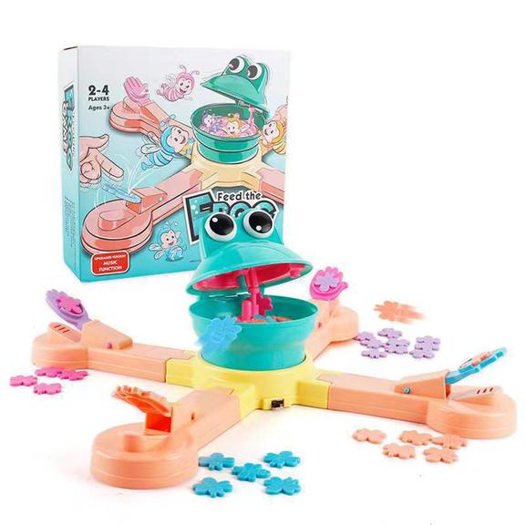 BESTSKY 2026 New Eating Bones Board Game Adorable Cartoon Design Family Puzzle Game High Elasticity Mechanism Classic Feed Board Game Green2 for Family Fun Parties Indoor Activities Bonding Time