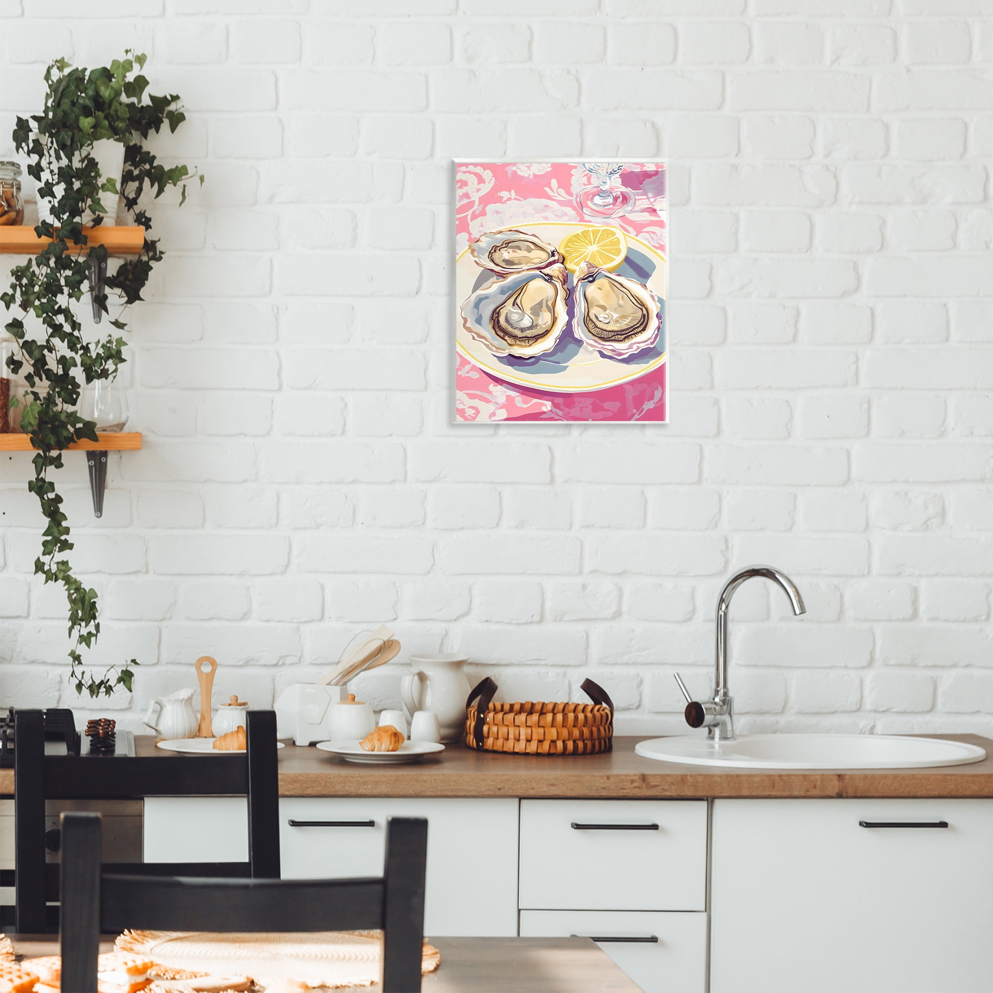 Stupell Industries Plated Oysters & Lemons Wall Plaque Art, design by The Prints Vibe